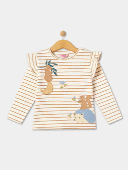 R&B - Stripes Regular Girls Top