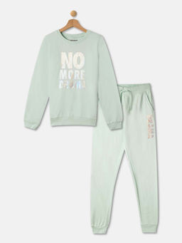 R&B - Regular Girls Sweatshirt with Joggers