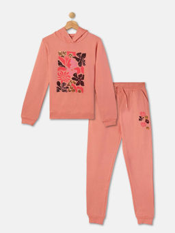 R&B - Graphic Regular Girls Hooded with Joggers