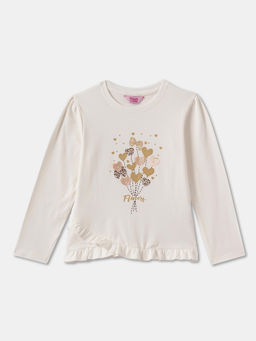 R&B - Graphic Regular Girls Top