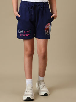 Kidsville - Official Frozen Trust your Journey Printed Regular Fit Shorts