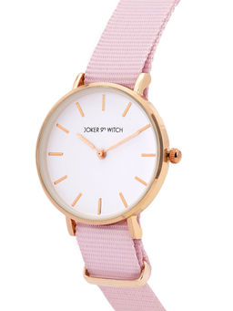 Joker and Witch - White Nylon Watch - AMWW424