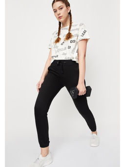 max - Women Black Solid Sports Joggers