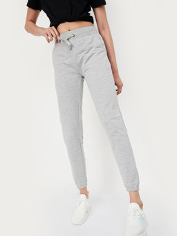 max - Women Grey Solid Sports Joggers