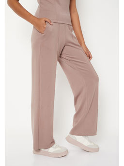 max - Women Pintuck Sports Pink Track Pant
