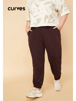 max - Women Knit Sports Brown Joggers