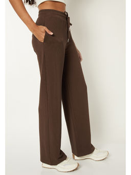 max - Women Solid Brown Sports Track Pant