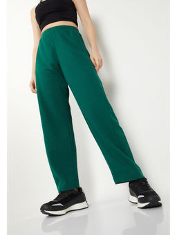 max - Women Solid Green Track Pant