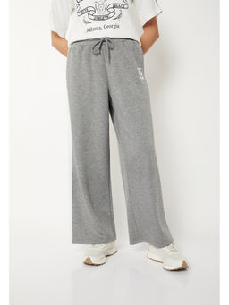 max - Women Heathered Butter Soft Wide Leg Sports Track Pant