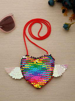 Stol'N - Sequins Kids Sling Bag - Multi-Color (2-6 Years)