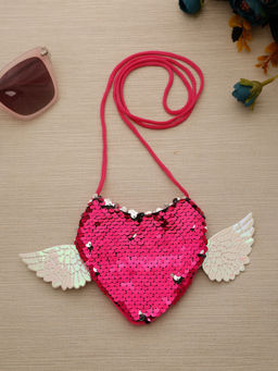 Stol'N - Sequins Kids Sling Bag - Pink (2-6 Years)