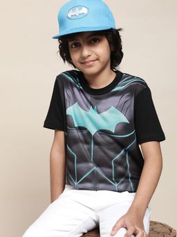 Kidsville - Kids Boys Batman Black Printed T-Shirt