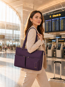 MOKOBARA - The Bliss Tote Bag With Detachable Strap - Purple
