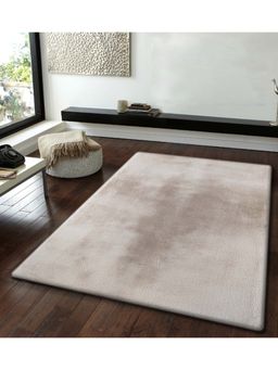 OBSESSIONS - Solid Rabit Fur Carpet Cream