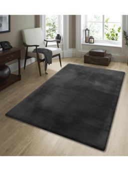 OBSESSIONS - Solid Rabit Fur Carpet Dark Grey