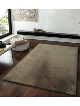 OBSESSIONS - Solid Rabit Fur Carpet Olive