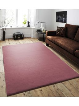 OBSESSIONS - Solid Rabit Fur Carpet Strawberry