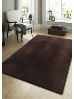OBSESSIONS - Solid Rabit Fur Carpet Brown