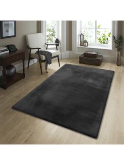 OBSESSIONS - Solid Rabit Fur Carpet Dark Grey