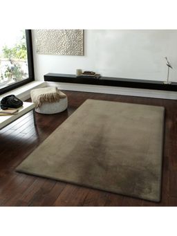OBSESSIONS - Solid Rabit Fur Carpet Olive