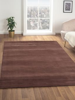 OBSESSIONS - Solid Rabit Fur Carpet Chocolate