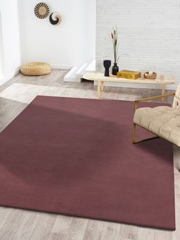 OBSESSIONS - Solid Rabit Fur Carpet Strawberry