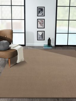 OBSESSIONS - Solid Rabit Fur Carpet D.Beige