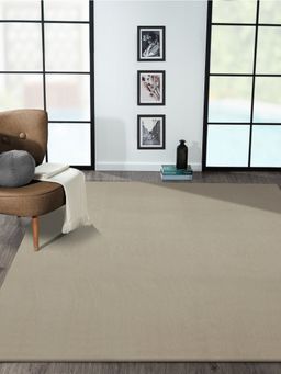 OBSESSIONS - Solid Rabit Fur Carpet Camel