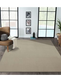 OBSESSIONS - Solid Rabit Fur Carpet Camel