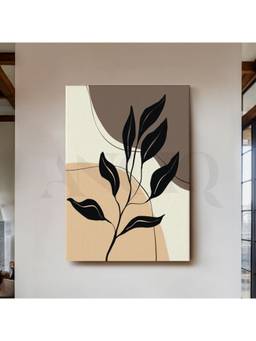 Anciq - Minimal Botanical Leaf Canvas Wall Art