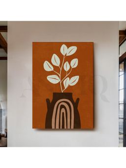 Anciq - Minimal Plant Vase Canvas Wall Art