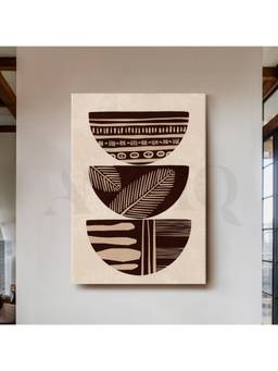 Anciq - Tribal Bowl Canvas Wall Art
