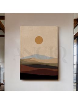 Anciq - Minimal Desert Horizon Canvas Wall Art
