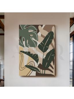 Anciq - Abstract Tropical Leaf Canvas Wall Art