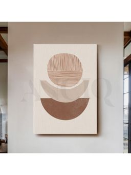 Anciq - Minimal Desert Cactus Landscape Canvas Wall Art