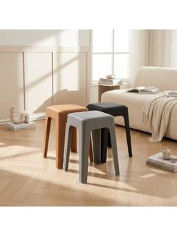 The Artment - Multi Modern Multi-Purpose Utility Livo Stool (Pack of 3)