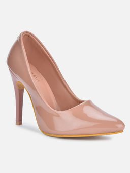 VALIOSAA - Pink Solid-Plain Heels