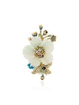MISS JO - Blue Poppy Waltz Brooch