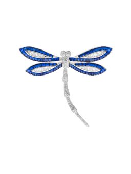 MISS JO - Blue Woodland Dragonfly Brooch
