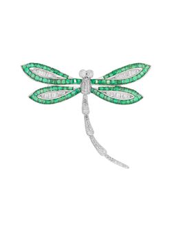 MISS JO - Green Woodland Dragonfly Brooch