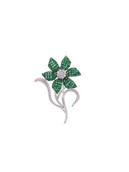 MISS JO - Green Celestial Petal Brooch