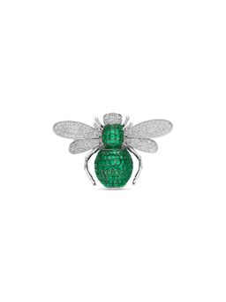 MISS JO - Green Enchanted Hive Honey Bee Brooch