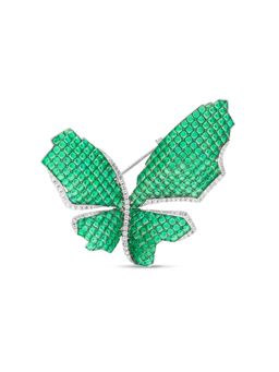 MISS JO - Green Mystical Butterfly Statement Brooch