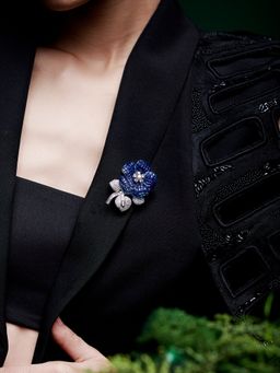 MISS JO - Blue Enchanted Grove Blossom Brooch