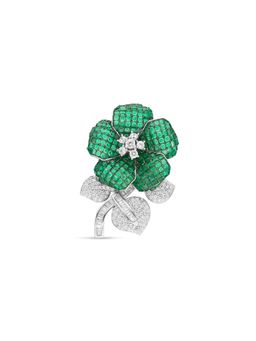 MISS JO - Green Enchanted Grove Blossom Brooch