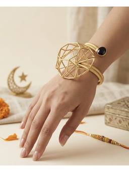 ZAZA BY SOMYA - The Knotted Chain Black Bracelet