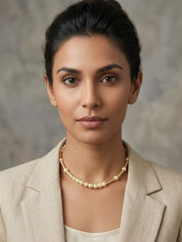 ZAZA BY SOMYA - The Interval White Necklace