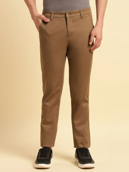 Cantabil - Brown Casual Trouser