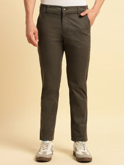 Cantabil - Green Casual Trouser