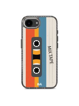 DailyObjects - Chrome Mix Tape Stride 2.0 MagSafe Case Cover (iPhone 16e)